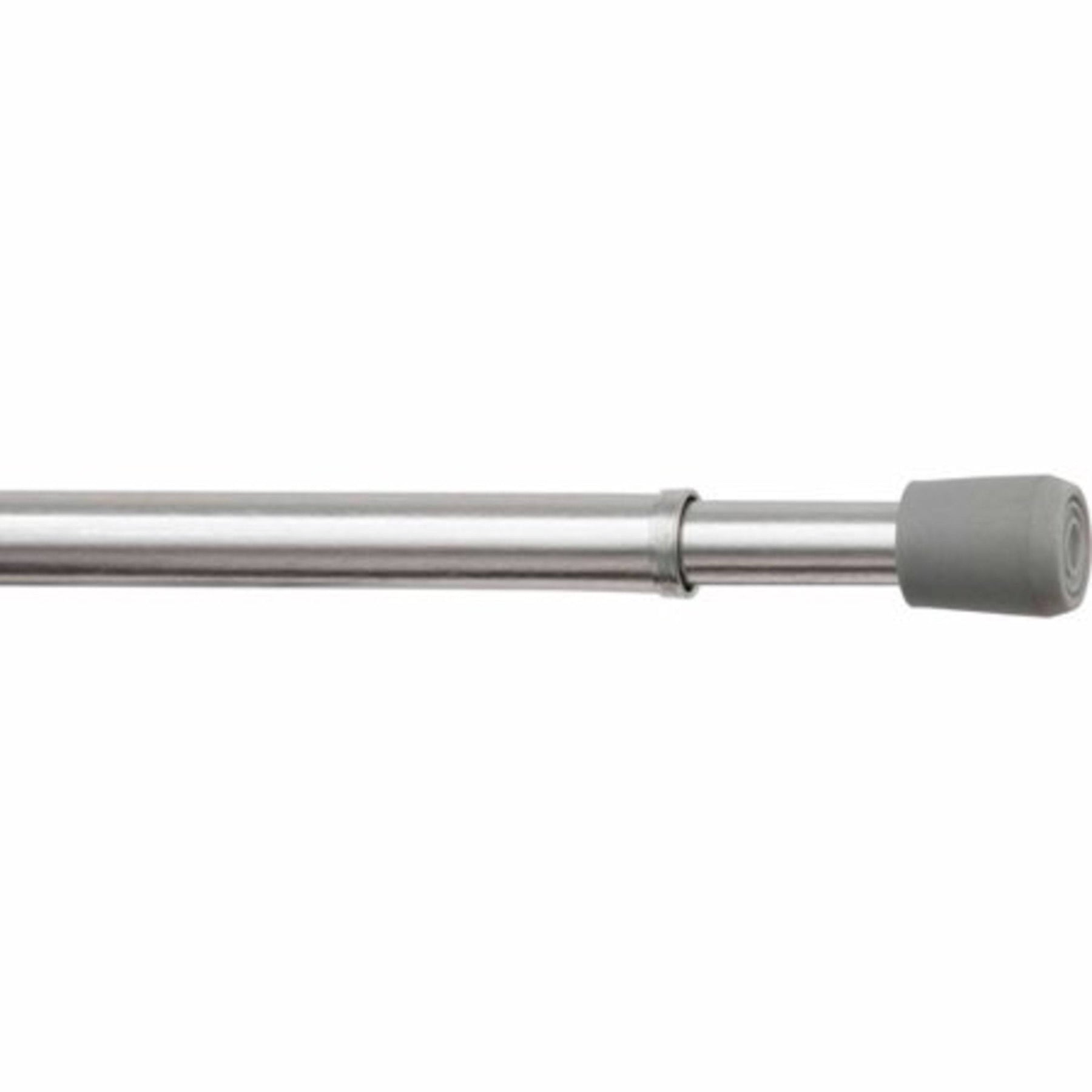 Mainstays Spring Tension Window Curtain Rod, Grey/Silver